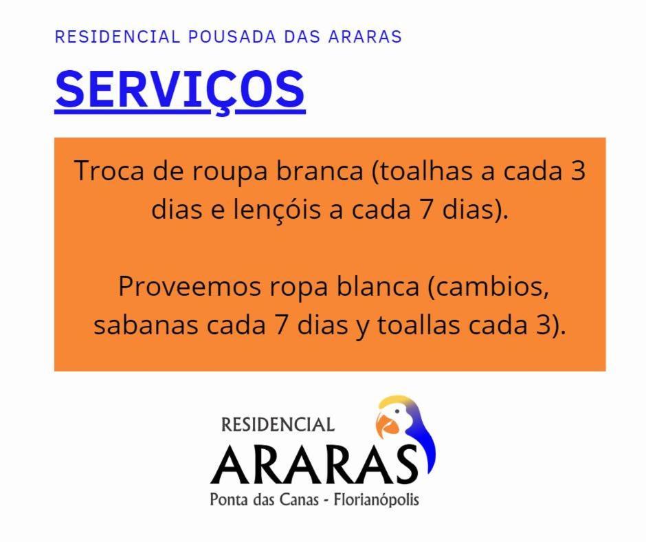 Residencial Pousada Das Araras Florianópolis Buitenkant foto